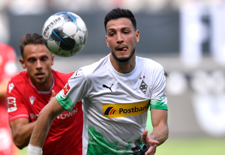 Borussia Monchengladbach's Ramy Bensebaini bagged a brace in their last Bundesliga match against Bayern Munich