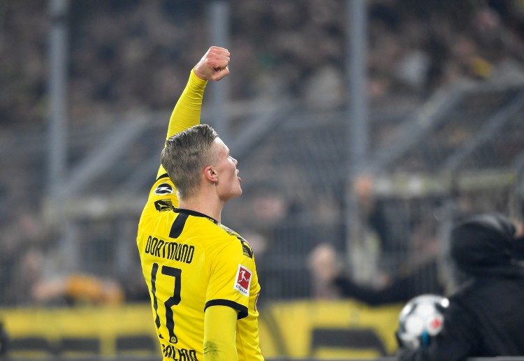 Erling Braut-Haaland mencetak banyak gol di Bundesliga