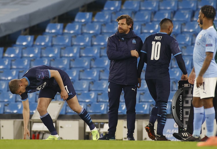 Dimitri Payet disappoints during the Champions League group stage match between Marseille and Manchester City