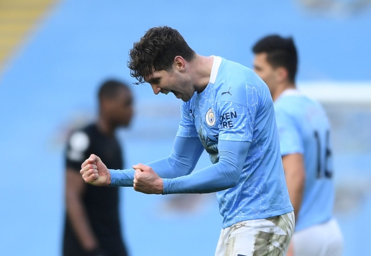 John Stones mencetak gol ke gawang West Ham di Liga Inggris pekan ke-26