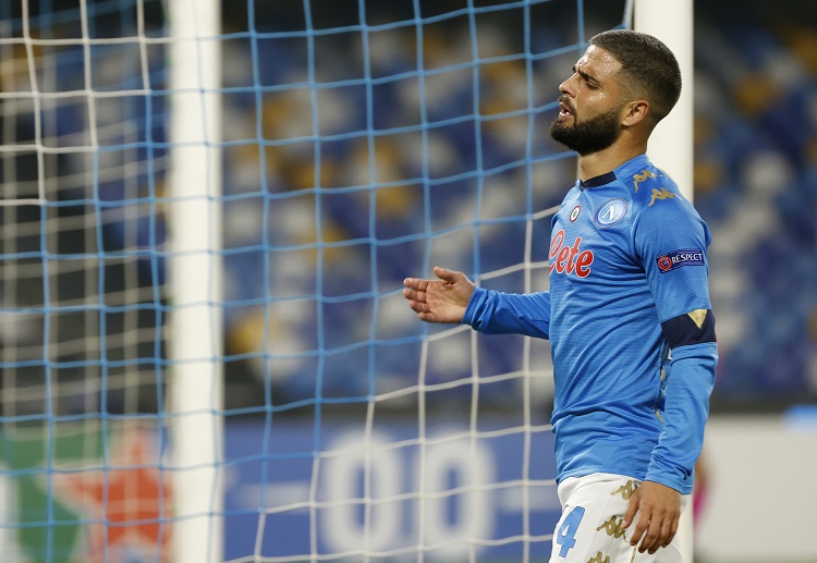 意甲那不勒斯因西涅的赛场动态