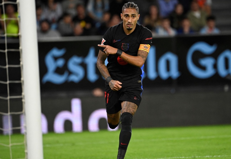 Raphinha is making his mark in the Pichichi race this La Liga season