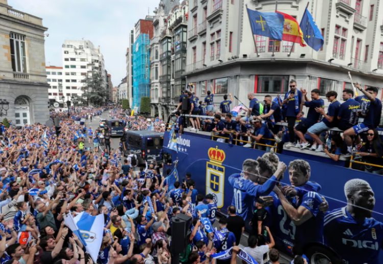 Real Oviedo kembali berlaga di La Liga musim depan