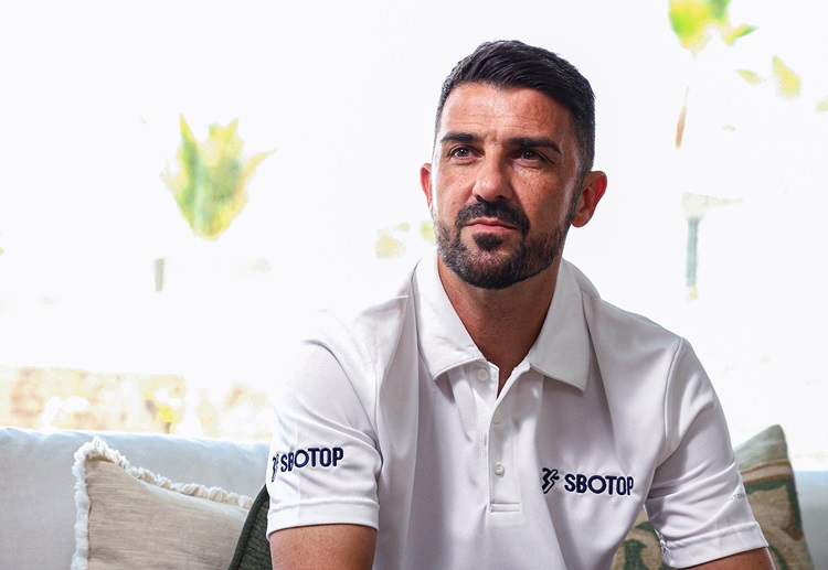 Bintang Spanyol dan Barcelona, David Villa, ditunjuk sebagai brand ambassador terbaru SBOTOP.