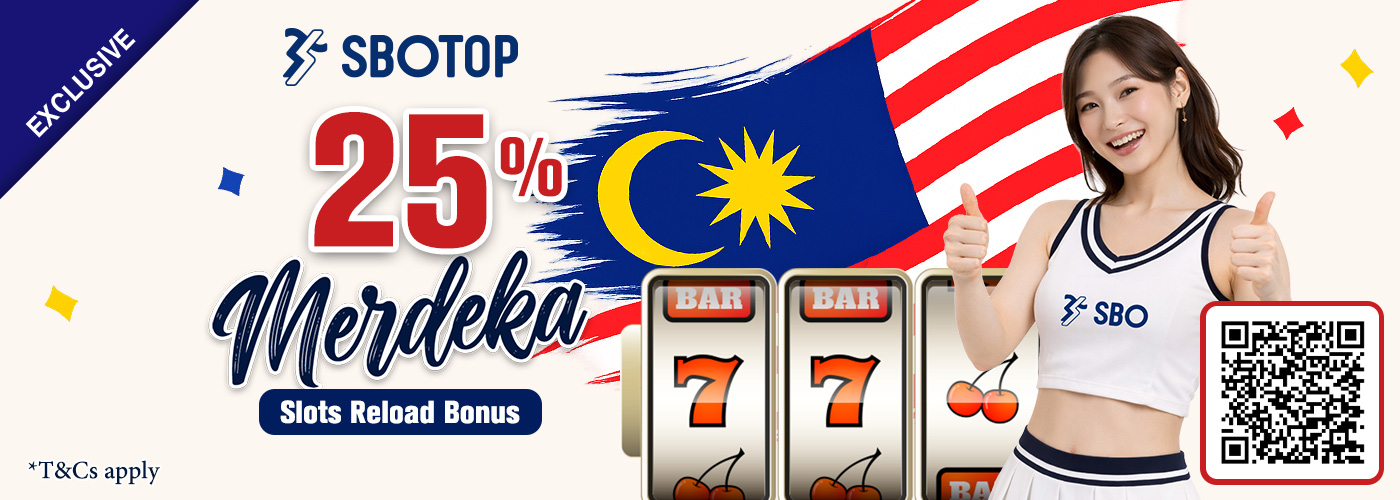 25% Merdeka Slots Reload Bonus